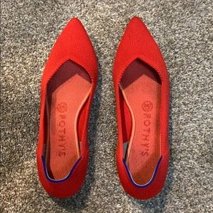 Rothys Flame Pointed Flats